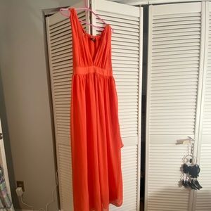 SHEIN Orange Gown